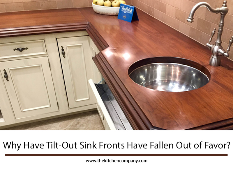 tilt out sink front trend